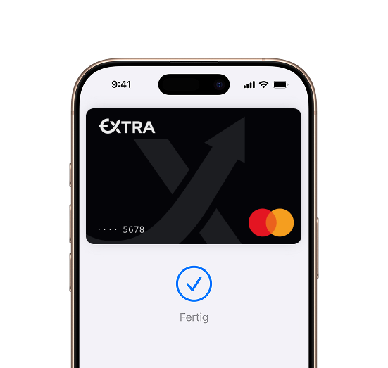 Das iPhone ist [jetzt] eine Extra Karte.