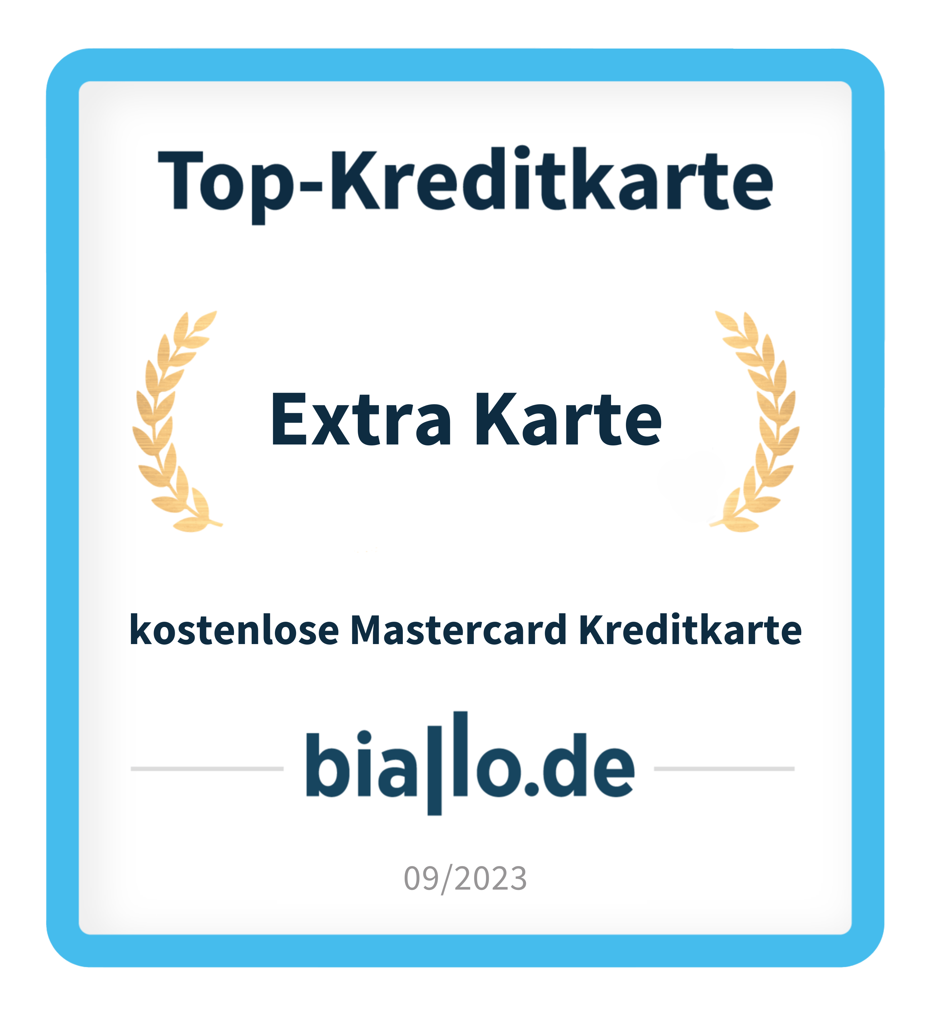 Biallo Zertifikat - Top Kreditkarte